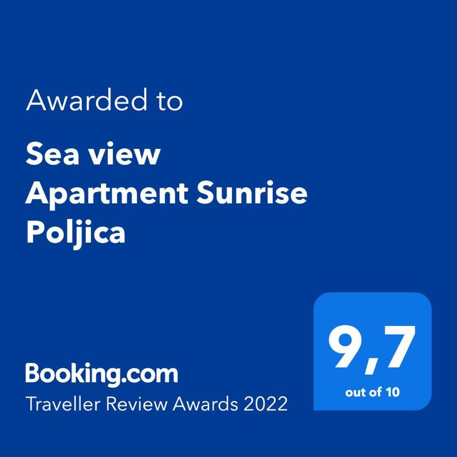 Sea View Apartment Sunrise Poljica & Blue Lagoon Rent A Boat Kültér fotó